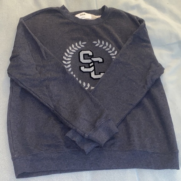 Soul by SoulCycle University Crewneck Pullover - Navy Blue - Size Large - Picture 4 of 4
